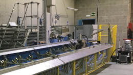 New tube stretching machine.