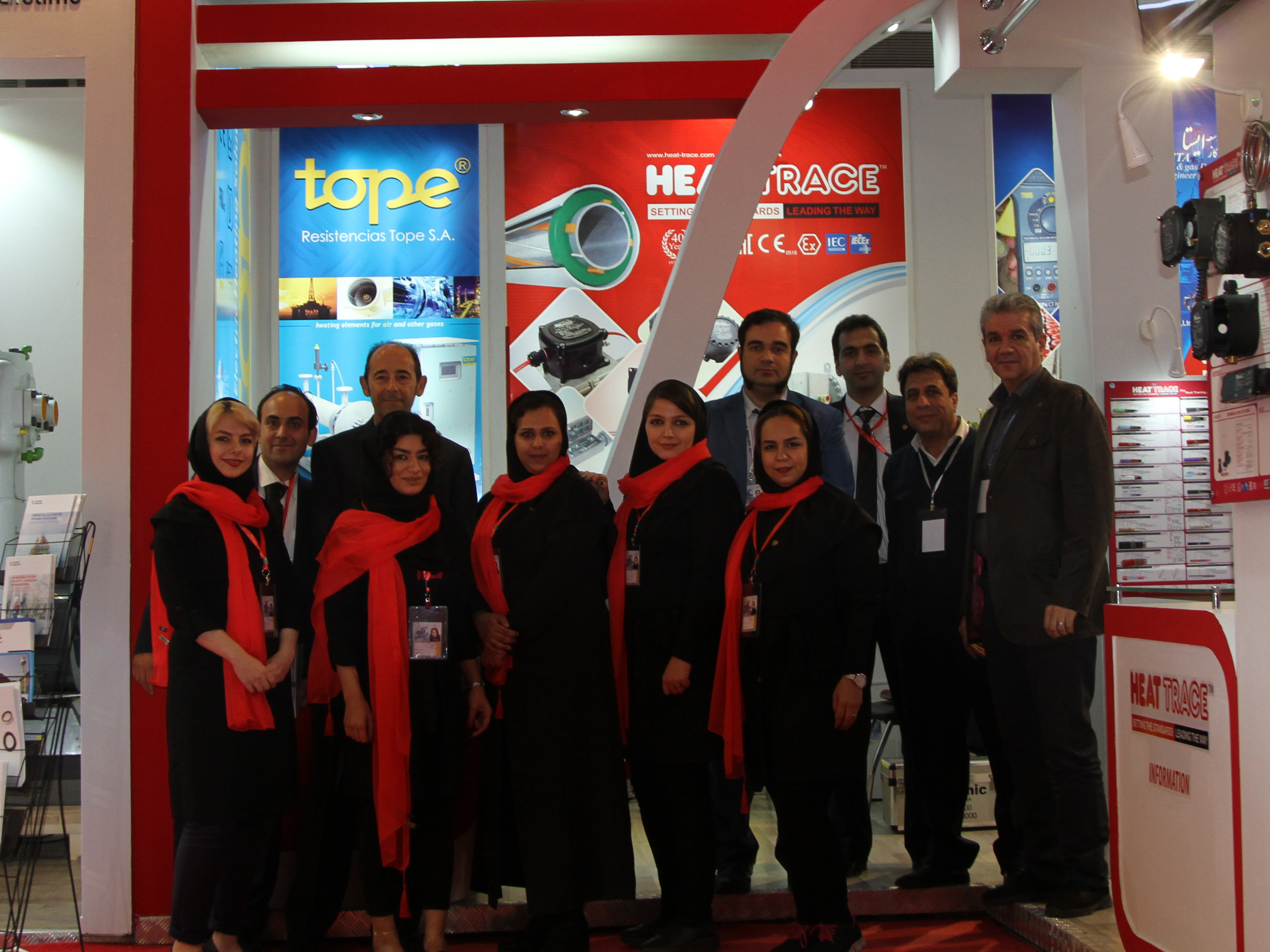 Resistencias Tope & ISTA OIL & GAS at IRAN OIL SHOW
